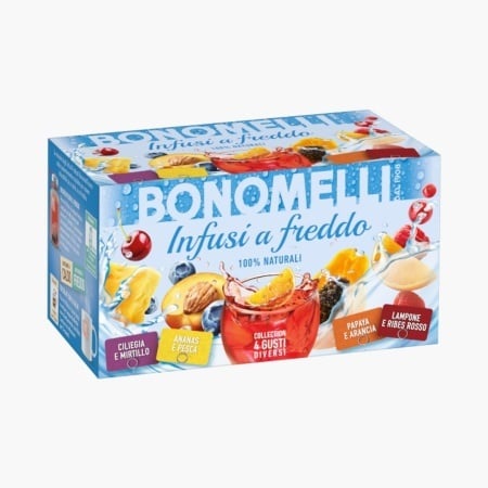 Ceai rece din plante, 4 arome diferite, Bonomelli