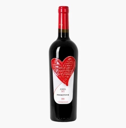 Vin Rosu Primitivo Puglia IGP AMAMI Cinquesegni 750 ml