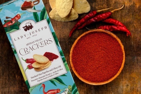 Crackers cu paprika picantă, Lady Joseph, 100g